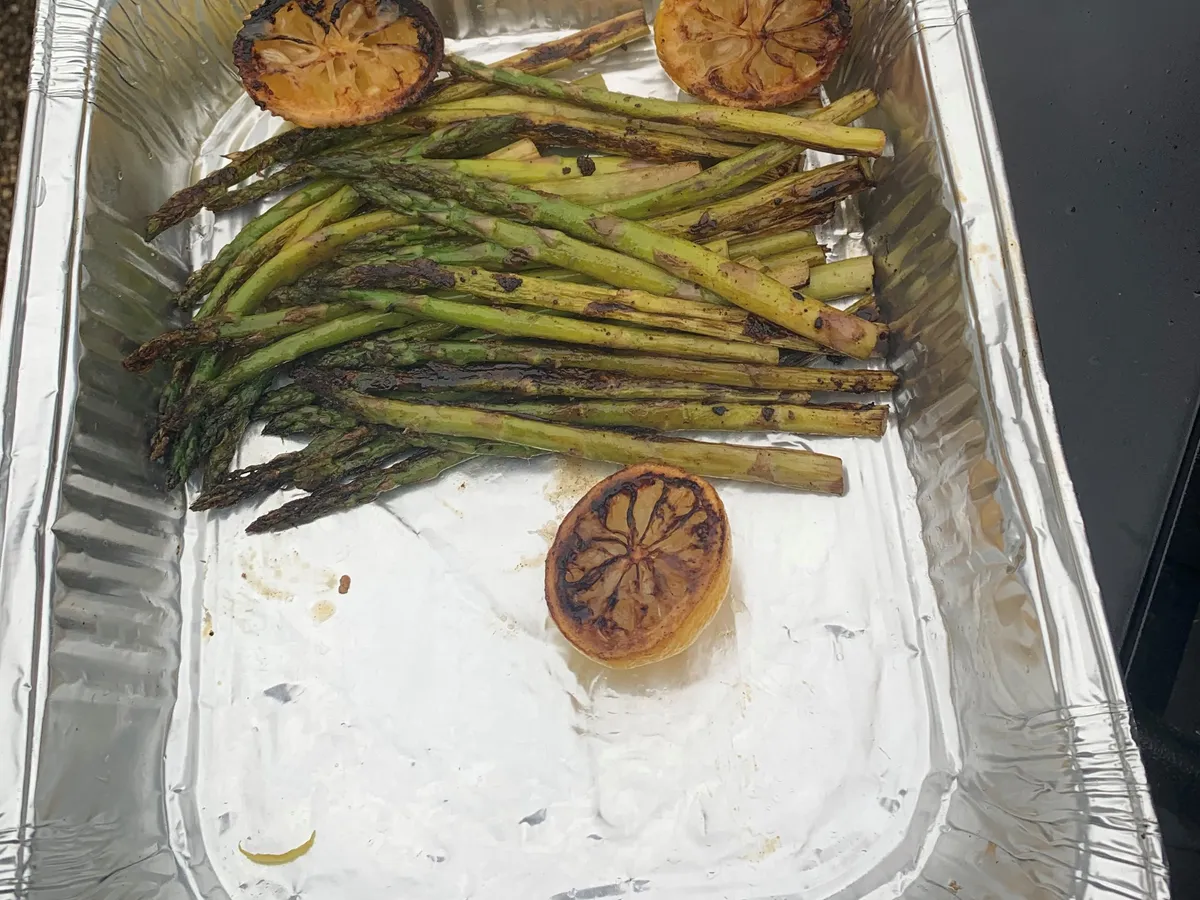 Lemon Garlic Asparagus
