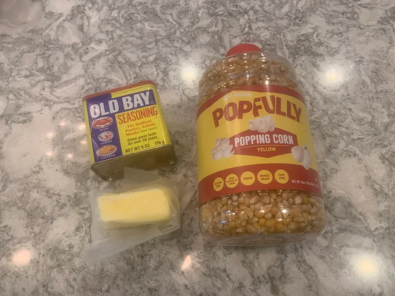 Maryland (MD) Griddle Popcorn ingredients