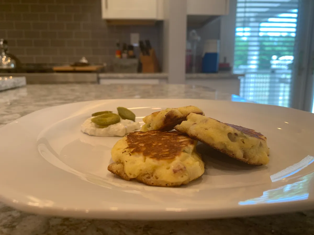 Griddle Onion Cornbread