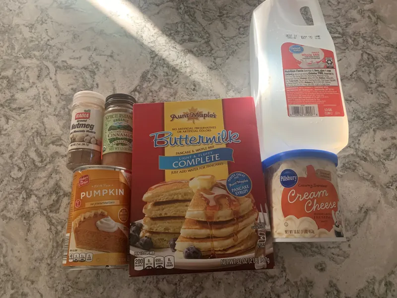Pumpkin Whoopie Pie ingredients