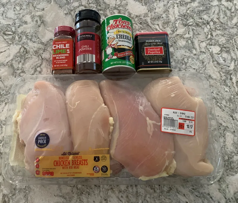 Chicken Fajita ingredients