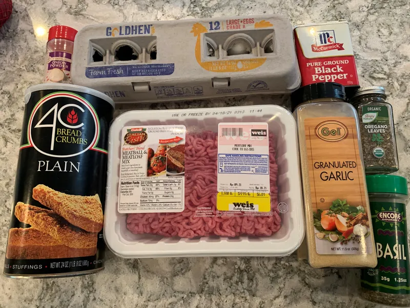Griddle Gyros w/ Tzatziki Sauce ingredients
