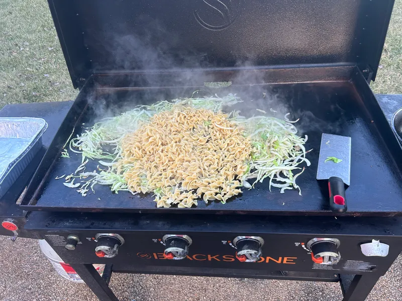 Preparing Haluski