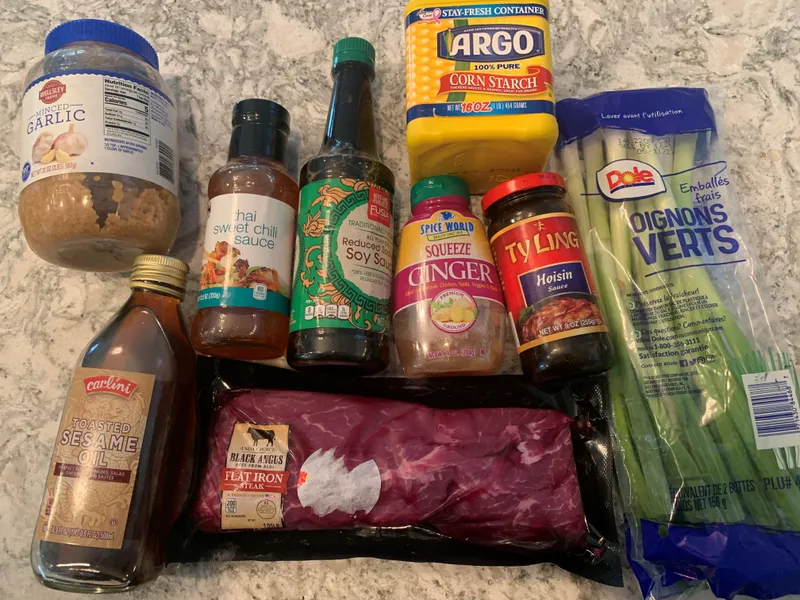 Mongolian Beef ingredients