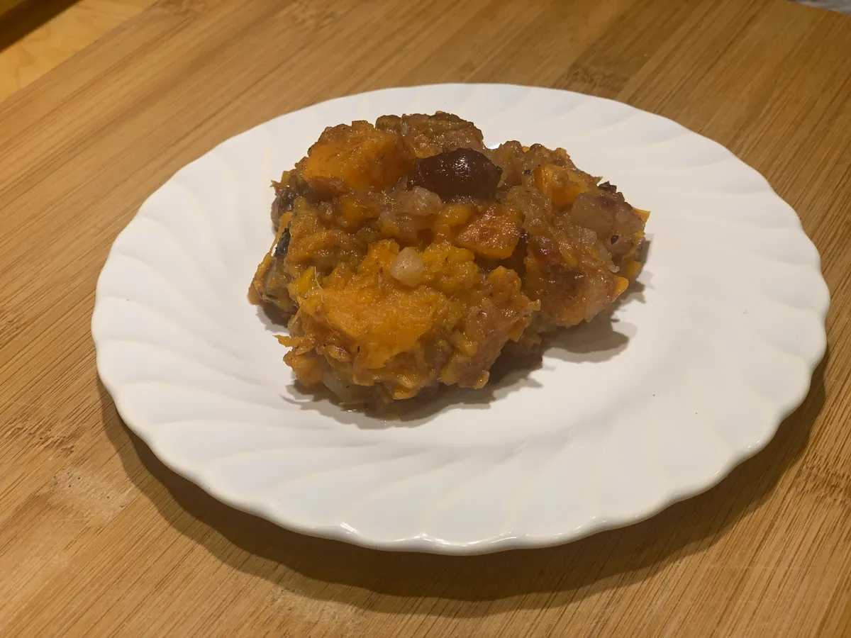 Cranberry Pineapple Sweet Potato Hash