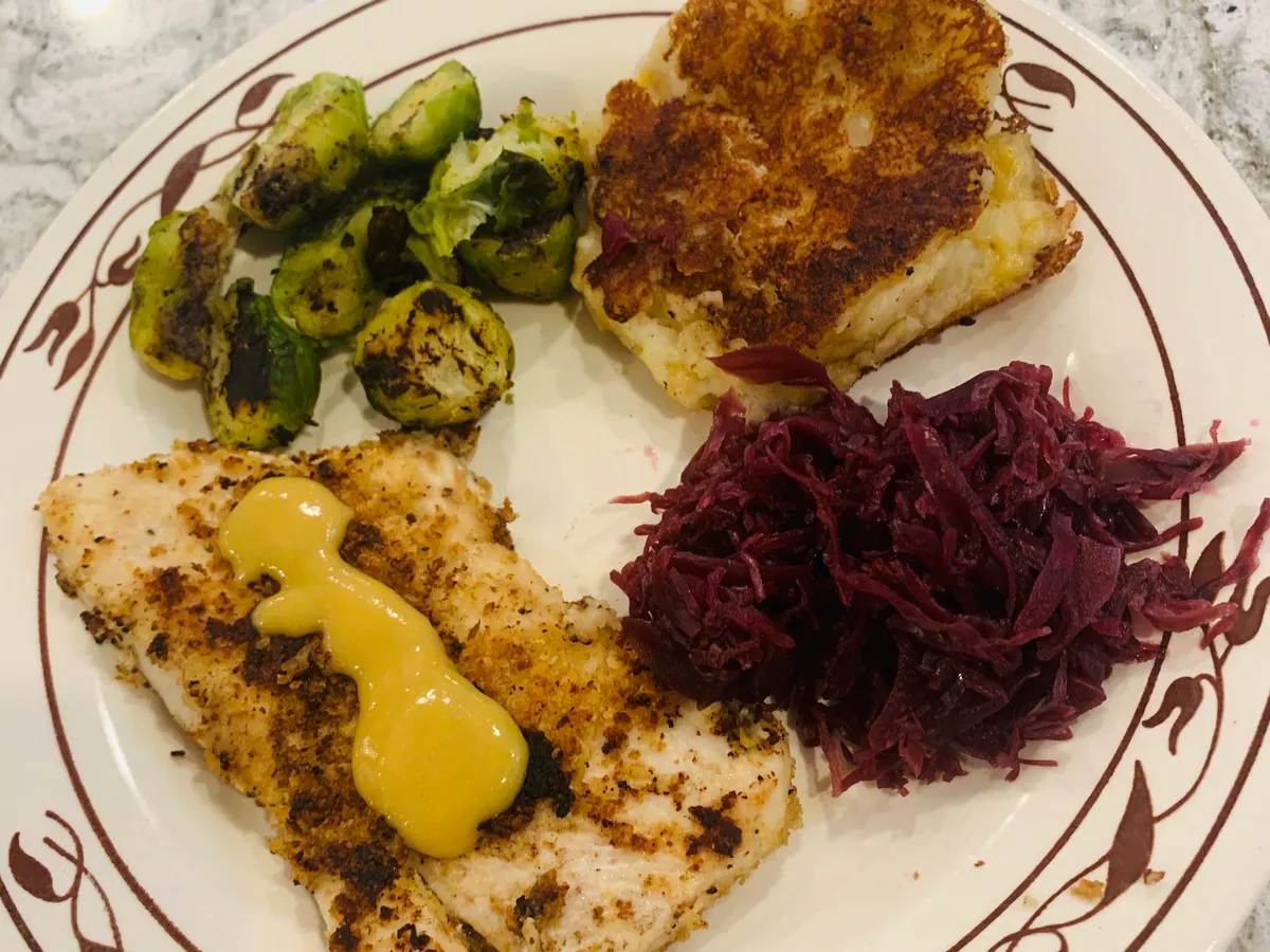 Chicken Schnitzel with Oktoberfest Sauce
