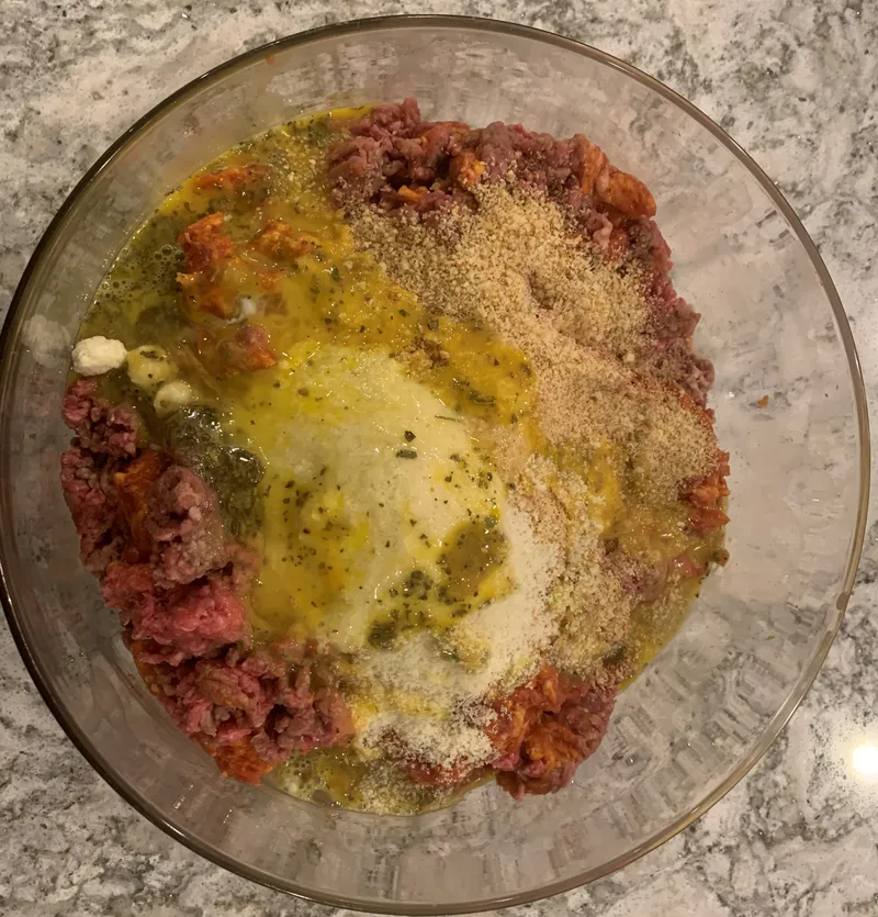 Preparing Smashed Meatballs