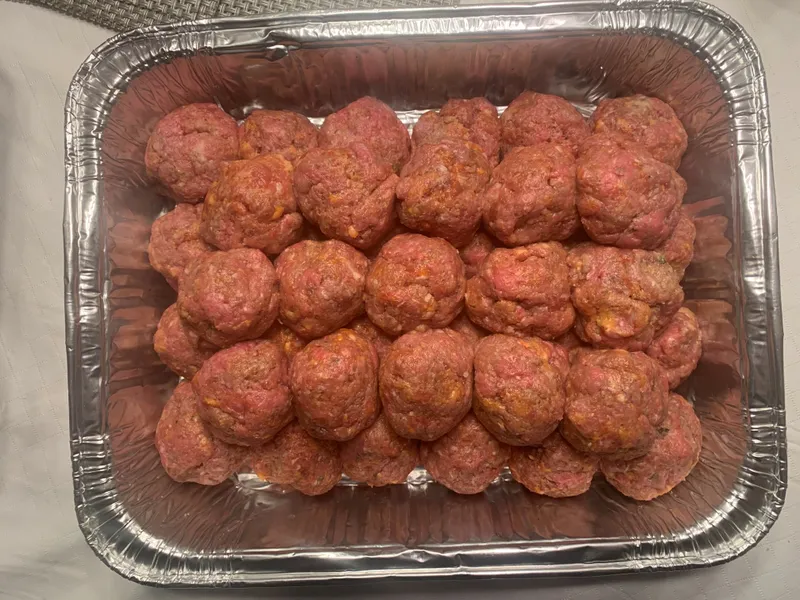 Preparing Smashed Meatballs