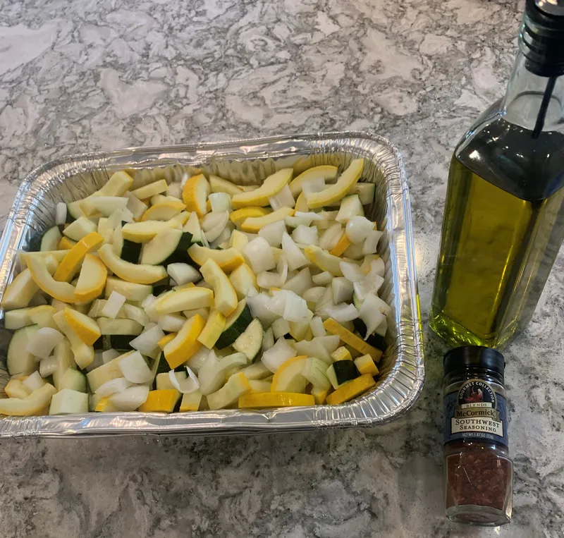 Preparing Summer Squash Sauté